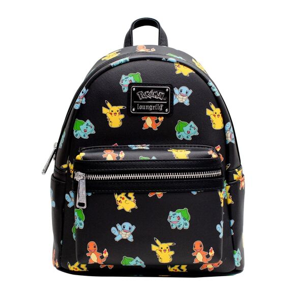 Loungefly · One Size · Pokémon Starters · Faux Leather Mini Backpack · New - Picture 1 of 5